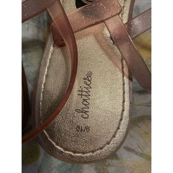 Chatties Jeweled Jelly Sandles Size 9/10 - Picture 2 of 4